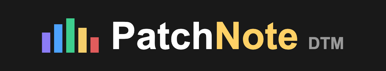 PatchNote DTM