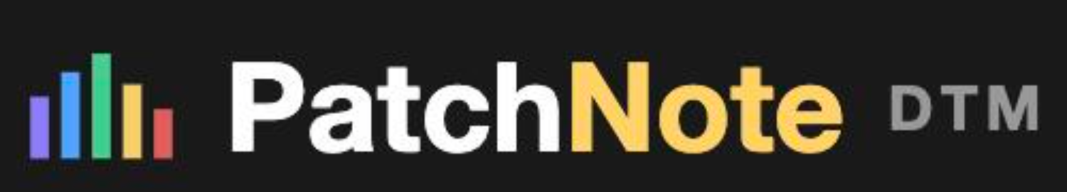 PatchNote DTM